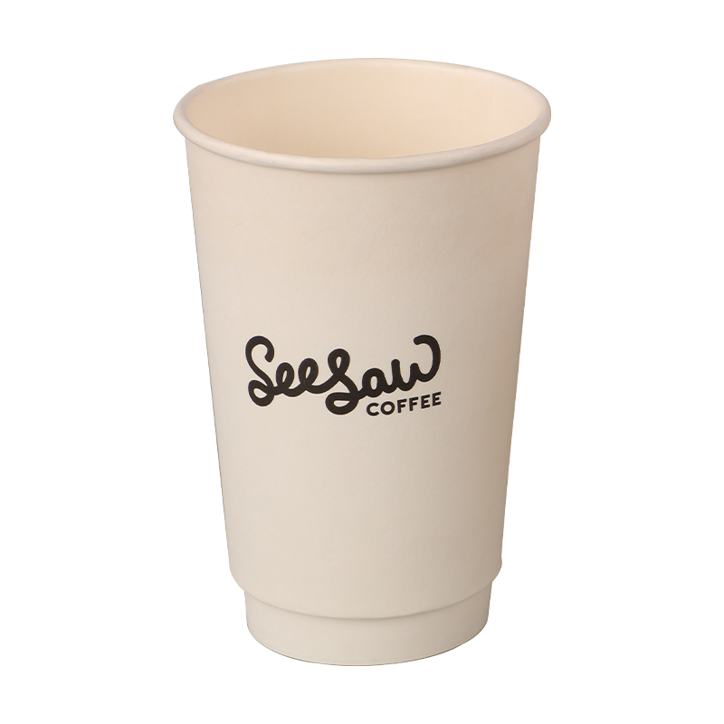 20oz na may pattern na Double Wall na Hot Paper Cup