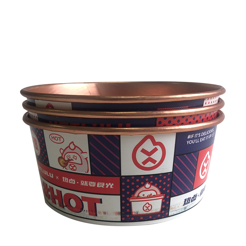1300ML Round Aluminum Silver Salad Bowl