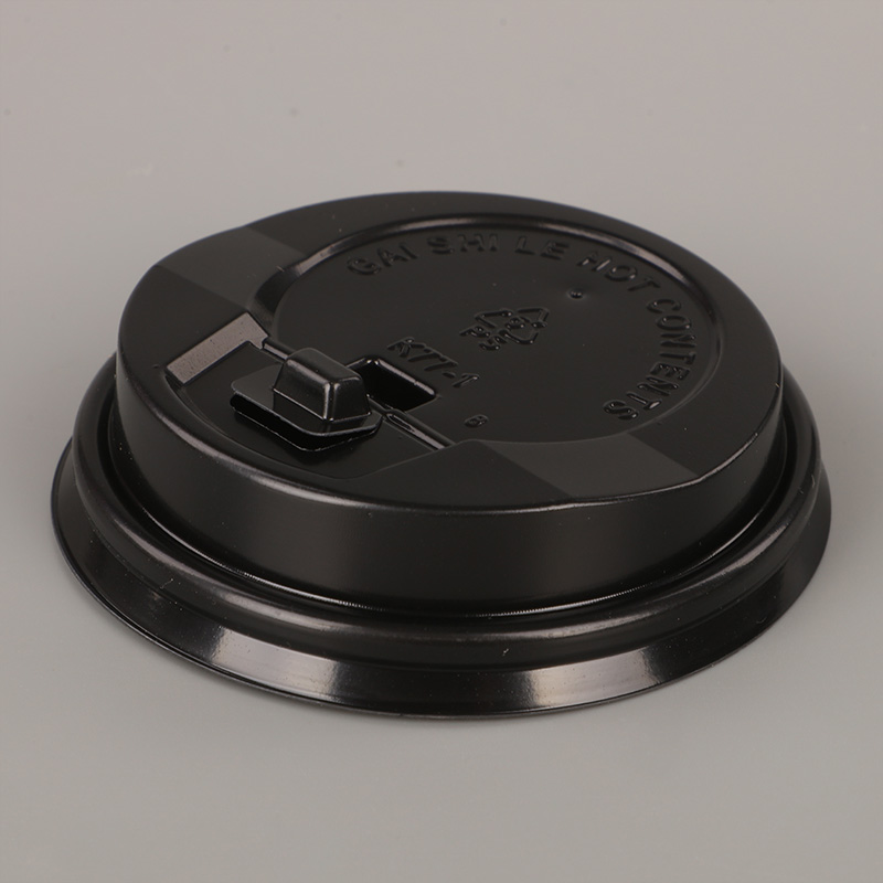 6.5oz Black PS Hot Coffee Lid